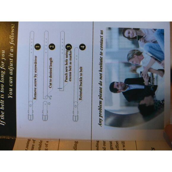 Talleffort Women's Genuine Leather Belt with Double OO  Emblem Size Small - New - Picture 9 of 10